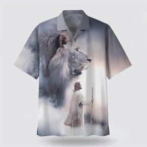 Christian Jesus Lion Hawaiian Shirts 1 ymeehu.jpg