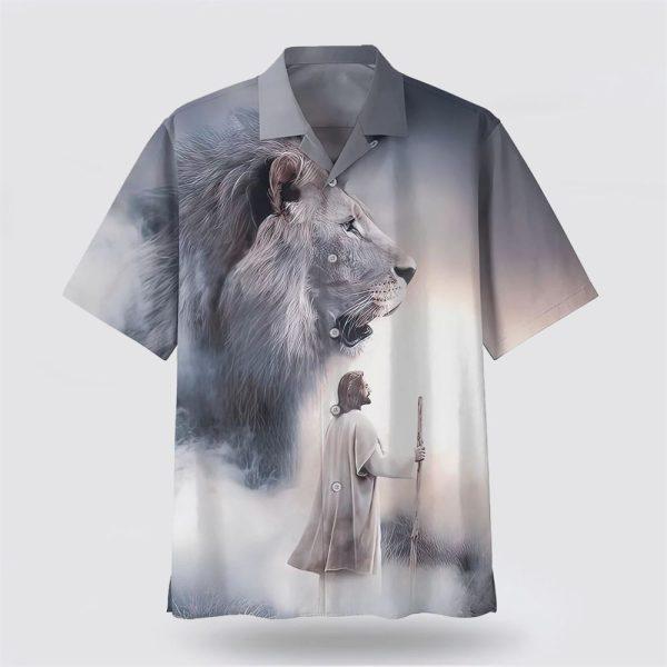 Christian Jesus Lion Hawaiian Shirts – Gifts For Christians