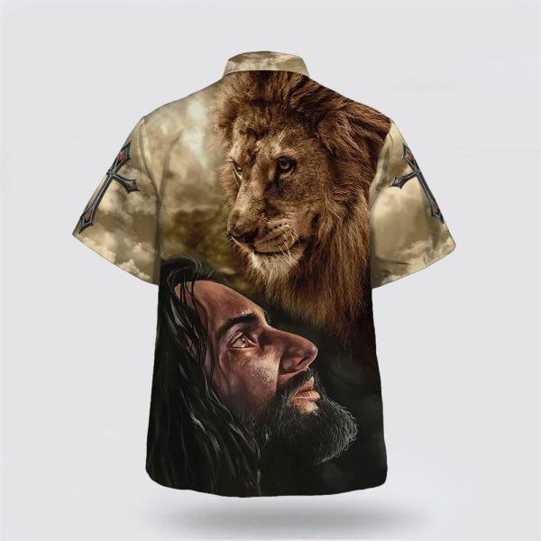 Christian Jesus Lion Hawaiian Shirts For Men – Gifts For Christians