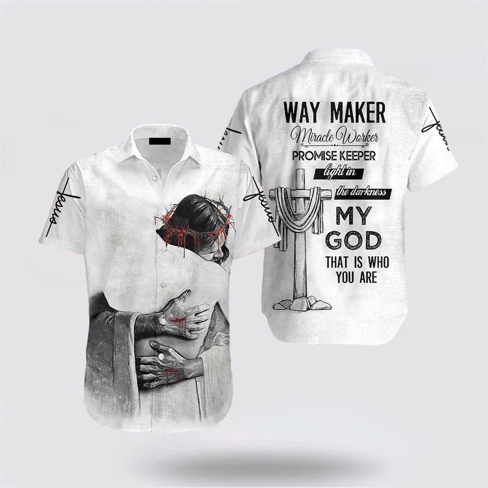 Christian Jesus Way Maker Hawaiian Shirts For Men And Women – Gifts For Christians Christian Jesus Way Maker Hawaiian Shirts For Men And Women – Gifts For Christians