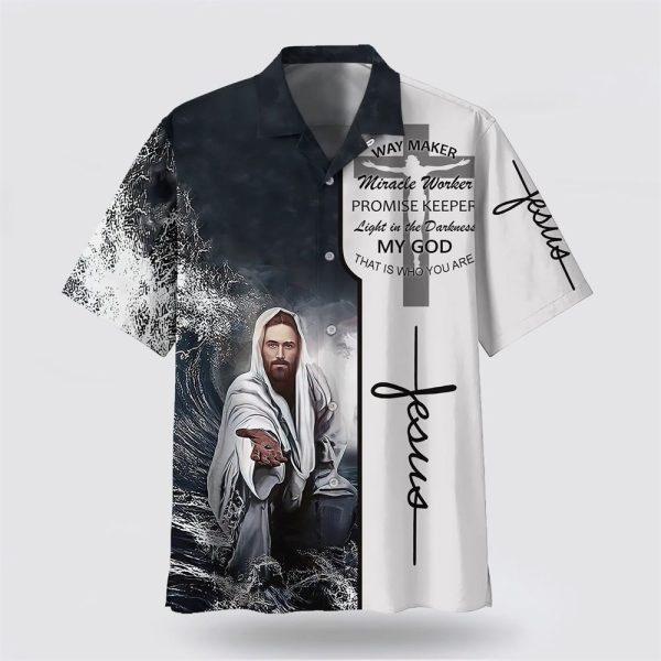 Christian Jesus Way Maker Miracle Worker Hawaiian Shirts – Gifts For Christians