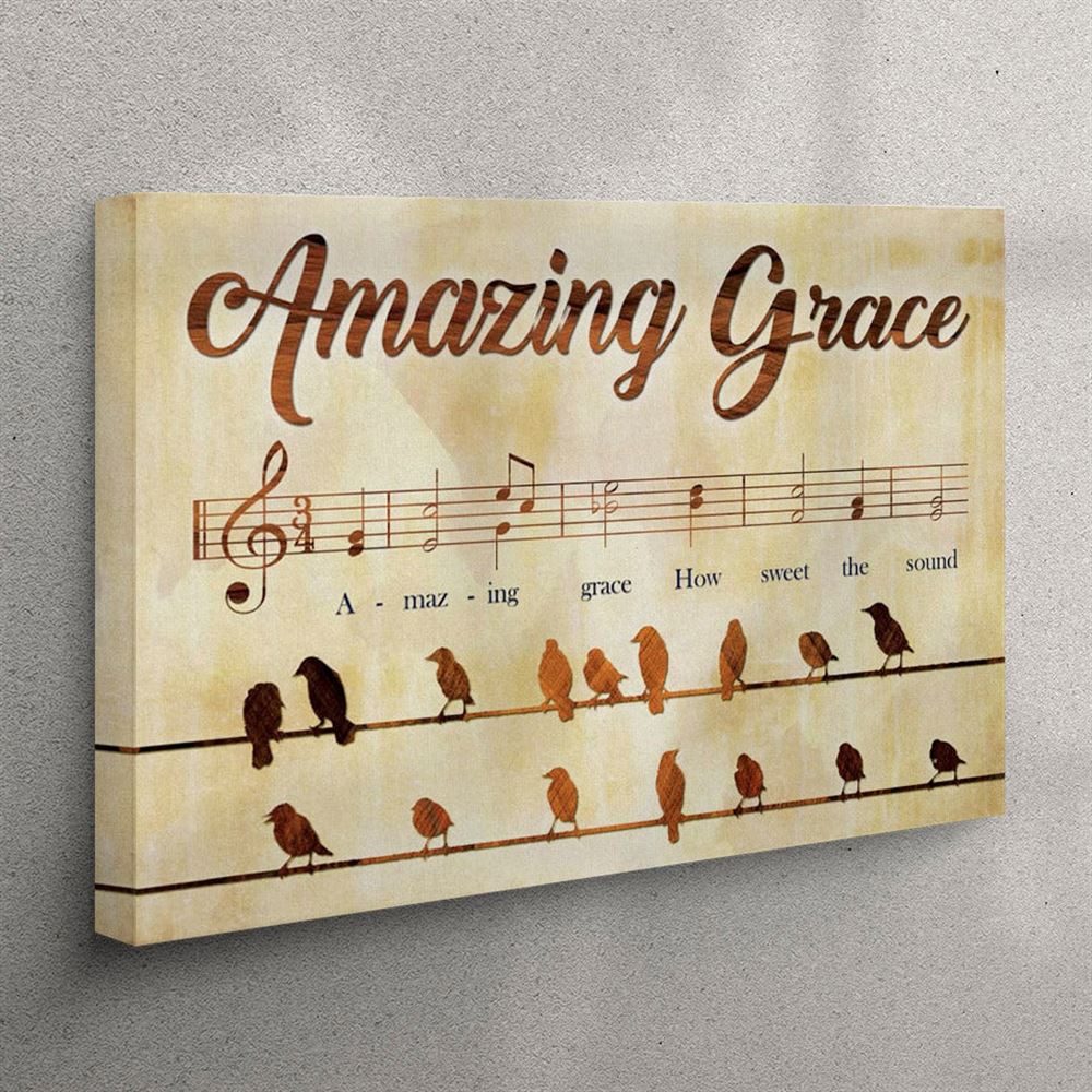 Christian Wall Art Amazing Grace How Sweet The Sound – Bird Painting Canvas Print – Christian Wall Art Canvas Christian Wall Art Amazing Grace How Sweet The Sound – Bird Painting Canvas Print – Christian Wall Art Canvas