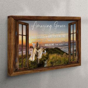 Christian Wall Art Amazing Grace How Sweet…