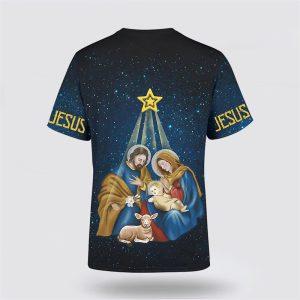 Christmas Nativity Scene Night Light Jesus Christmas All Over Print 3D T Shirt Gifts For Christians 2 fylx7h.jpg