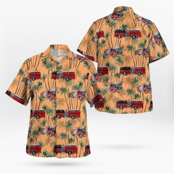 Cicero, New York, South Bay Fire Department Hawaiian Shirt – Gifts For Firefighters In Cicero, NY