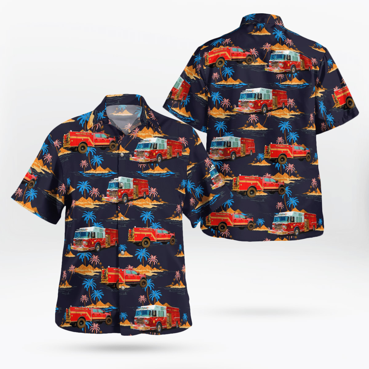 Cobleskill, NY, Cobleskill Fire Department Hawaiian Shirt – Gifts For Firefighters In Cobleskill, NY