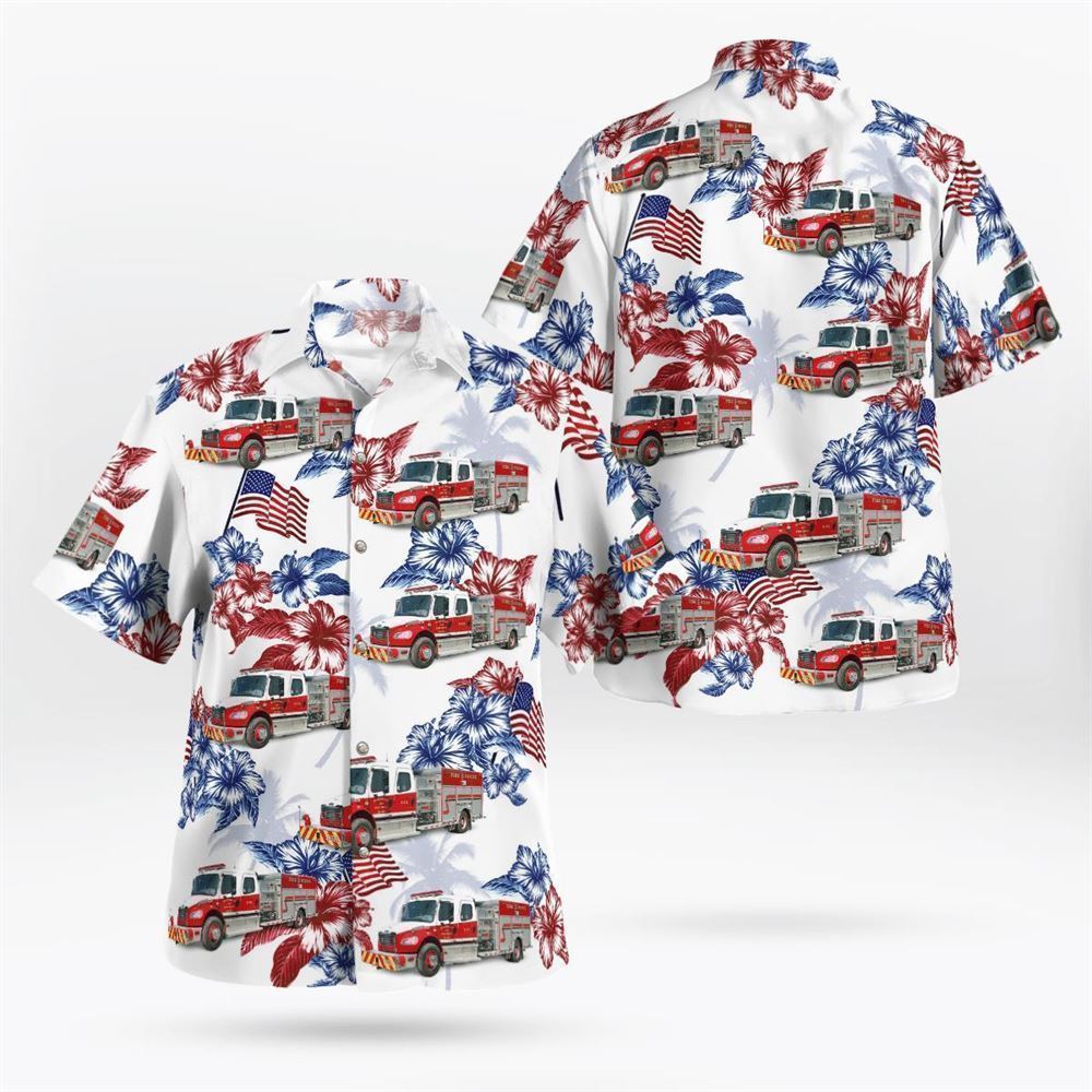 Continental Village Vol. Fire Department Garrison New York Hawaiian Shirt – Gifts For Firefighters In New York