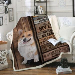 Corgi - I Am Your Friend Blanket - Gift For Dog Loverrs - Memorial Sherpa Blanket, Fleece Blanket