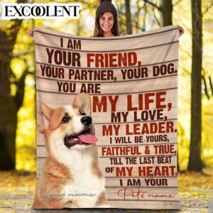 Corgi Fleece Throw Blanket - Pendleton Sherpa Fleece Blanket - Gifts For Dog Lover