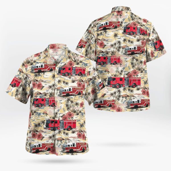 Corning Fire Department, Corning, NY Hawaiian Shirt – Gifts For Firefighters In Corning, NY