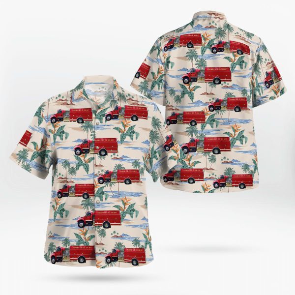Cranberry Lake Fire & Rescue Department, Cranberry Lake, NY Hawaiian Shirt – Gifts For Firefighters In Cranberry Lake, NY