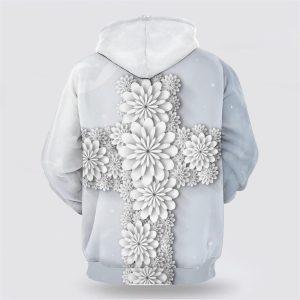 Cross Flowers All Over Print 3D Hoodie Gifts For Christians 2 ddou3f.jpg