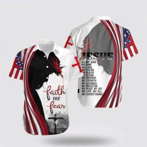 Cross Jesus Bible America Flag Faith Over…