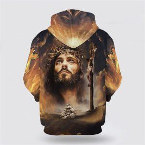 Crucifixion Of Jesus All Over Print 3D Hoodie Gifts For Christians 2 yosa0s.jpg