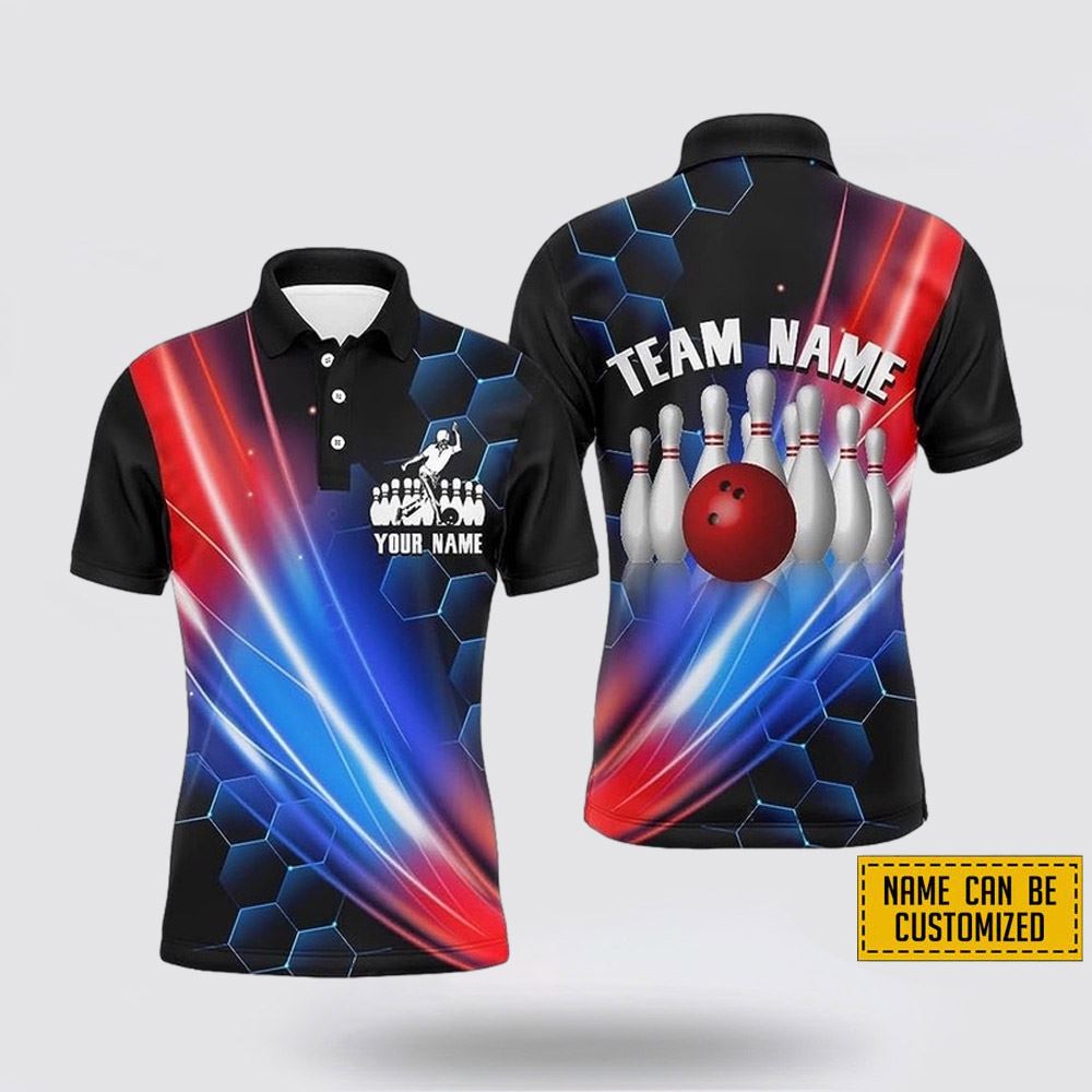 Custom Name Bowling Light Color Pattern Bowling Jersey Shirt – Gift For Bowling Enthusiasts Custom Name Bowling Light Color Pattern Bowling Jersey Shirt – Gift For Bowling Enthusiasts