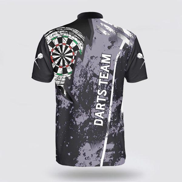 Custom Name Lightning Grunge Dart Jersey Shirt – Gift For Adults