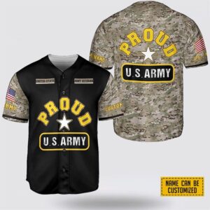 Custom Name Proud US Army United State…