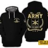Custom Name Rank United State Army Air Defense Artillery EST Army 1775 All Over Print 3D Hoodie – For Military Personnel