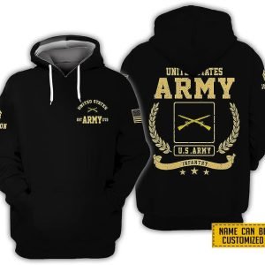 Custom Name Rank United State Army Infantry…