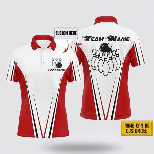 Custom Name Team Pattern Bowling Jersey Shirt – Gift For Bowling Enthusiasts