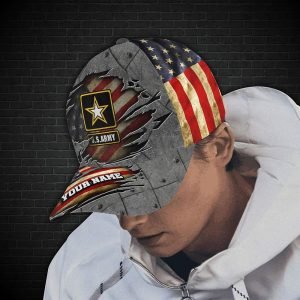 Custom Name US Army American Flag Pattern Baseball Cap Gift For Military Personnel 3 jabouo.jpg