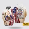Custom Name US Army I Am A Veteran I Believe In God Family Eagle American Flag 3D Hoodie Shirt – For Military Personnel