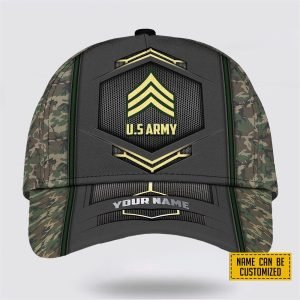 Custom Name US Army Pattern Baseball Cap…