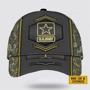 Custom Name US Army Star Pattern Baseball…