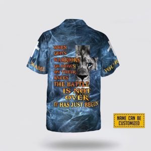 Custom Name When God s Warriors Go Down Hawaiian Shirt Hawaiian Shorts Gifts For Christians 2 estvre.jpg