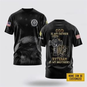 Customized US Army 3D T Shirt God…
