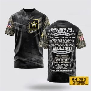 Customized US Army 3D T Shirt I…
