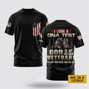 Customized US Army 3D T Shirt I Took A DNA Test God Is My Father For Military Personnel 1 vchdv6.jpg