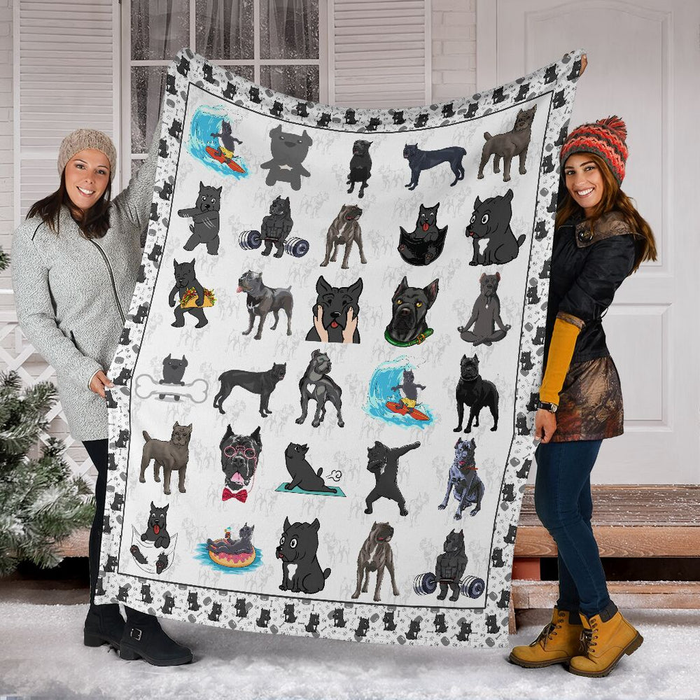 Cute Cane Corso Fleece Throw Blanket – Pendleton Sherpa Fleece Blanket – Gifts For Dog Lover Cute Cane Corso Fleece Throw Blanket – Pendleton Sherpa Fleece Blanket – Gifts For Dog Lover