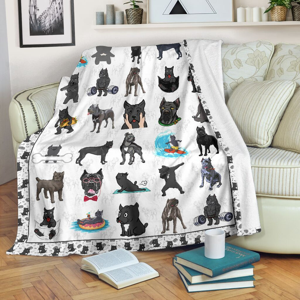 Cute Cane Corso Fleece Throw Blanket – Pendleton Sherpa Fleece Blanket – Gifts For Dog Lover Cute Cane Corso Fleece Throw Blanket – Pendleton Sherpa Fleece Blanket – Gifts For Dog Lover