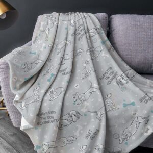 Dachshund Sleepy  Fleece Throw Blanket - Pendleton Sherpa Fleece Blanket - Gifts For Dog Lover