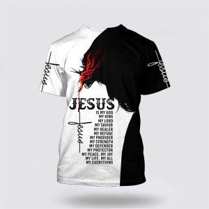 December Child Of God Balck And White Color Jesus All Over Print 3D T Shirt Gifts For Christians 1 usovu0.jpg