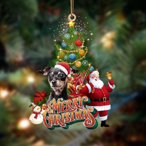 Dobermann-Christmas Tree&Dog Hanging Christmas Plastic Hanging Ornament…