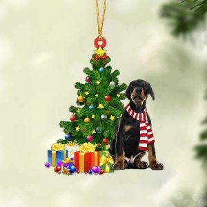 Dobermann Pinscher-Christmas Star Hanging Christmas Plastic Hanging…