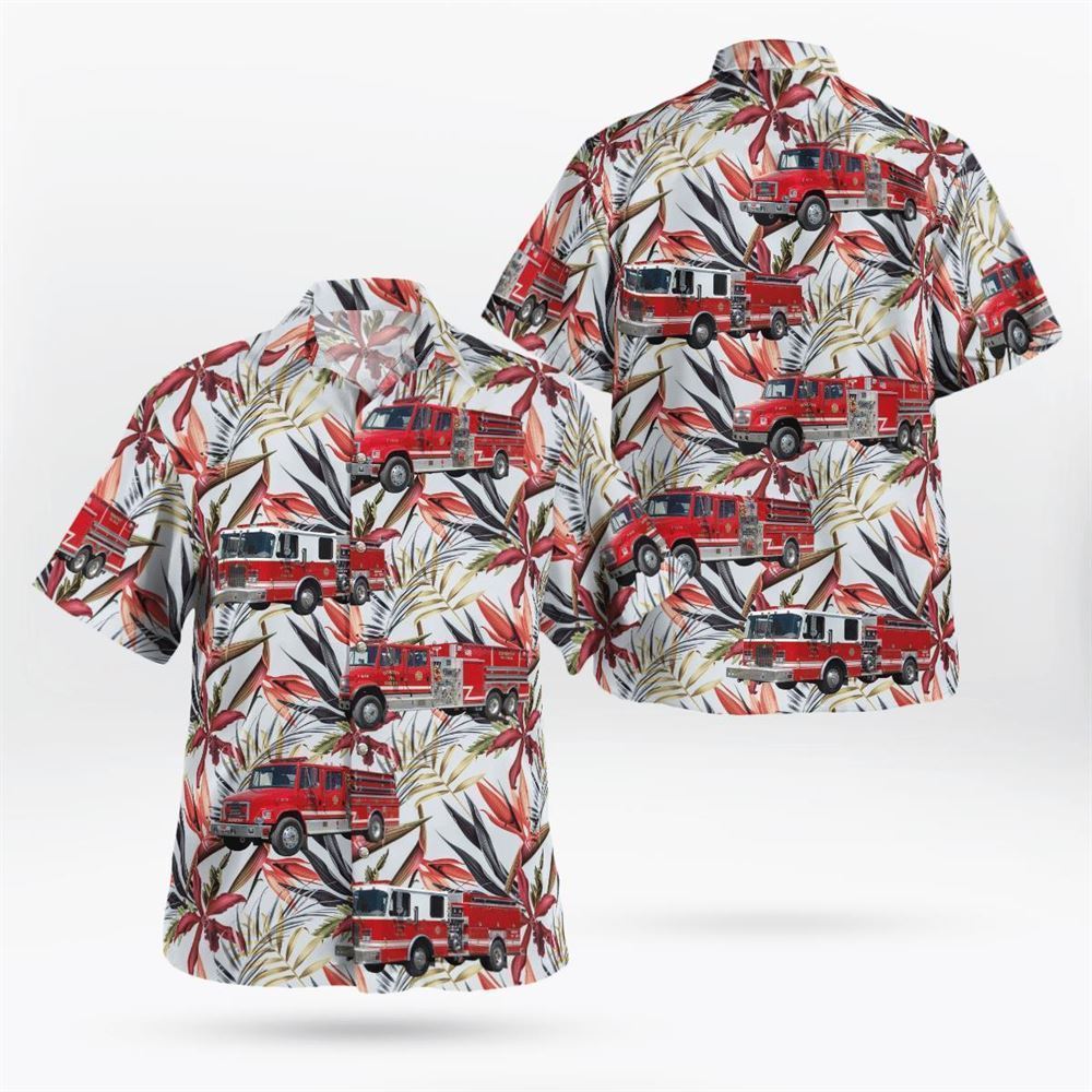 Dorothy, NJ, Dorothy Volunteer Fire Department Hawaiian Shirt – Gifts For Firefighters In NJ