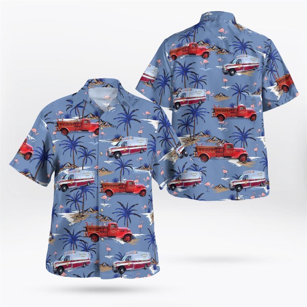 Dorothy Volunteer Fire Company, Dorothy, NJ Hawaiian Shirt – Gifts For Firefighters In NJ