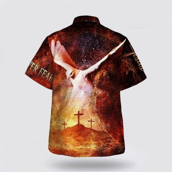 Eagle Cross Jesus Faith Over Hawaiian Shirt – Gifts For Christians