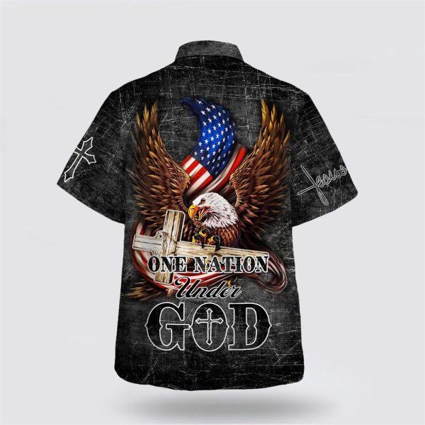 Eagle One Nation Under God Hawaiian Shirts For Men And Women – Gifts For Christians