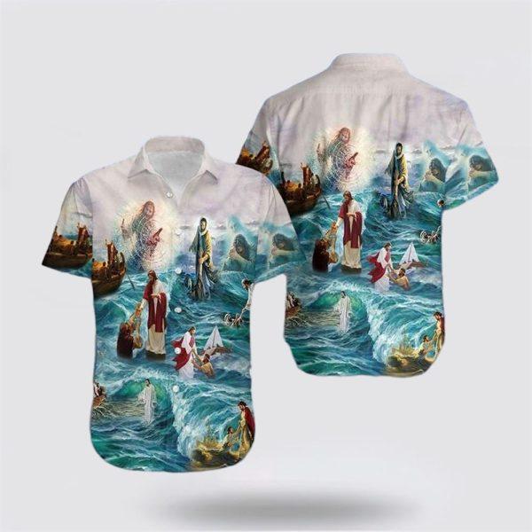 Easter Jesus God Save Our Life Hawaiian Shirt – Gifts For Christians
