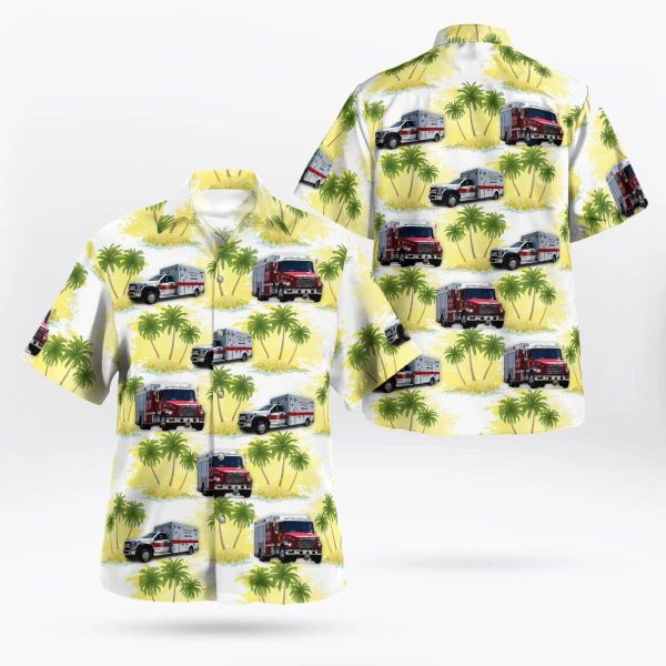 Eaton’s Neck Fire Department, Eatons Neck, NY Hawaiian Shirt – Gifts For Firefighters In NY