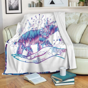 Elelphant Hands Tattoo Art Symbol Meditation Fleece Throw Blanket - Throw Blankets For Couch - Best Blanket For All Seasons