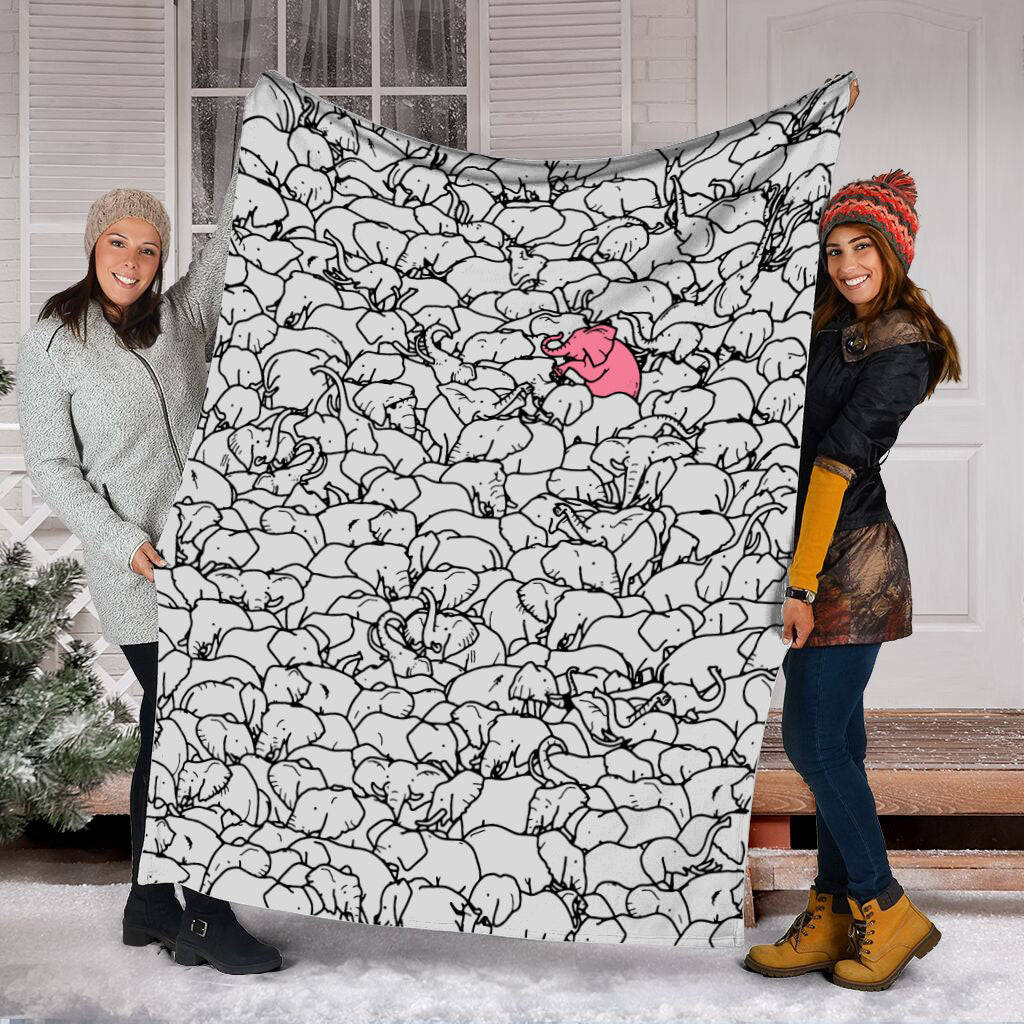 Elephant Don’t Blend Into The Crowd Fleece Throw Blanket – Throw Blankets For Couch – Best Blanket For All Seasons Elephant Don’t Blend Into The Crowd Fleece Throw Blanket – Throw Blankets For Couch – Best Blanket For All Seasons