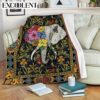 Elephant Flower Fleece Throw Blanket – Soft And Cozy Blanket – Best Weighted Blanket For Adults