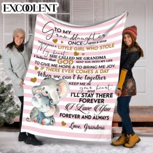 Elephant I Love You Fleece Throw Blanket - Soft And Cozy Blanket - Best Weighted Blanket For Adults