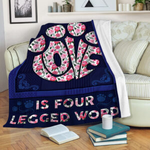 Elephant Love Flower Fleece Throw Blanket - Throw Blankets For Couch - Best Blanket For All Seasons