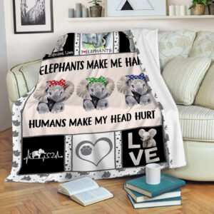 Elephant Make Me Happy Humans Make My…